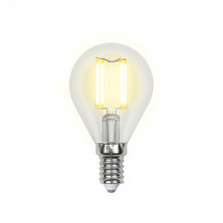 LED-G45-6W/WW/E14/CL GLA01TR Лампа светодиодная. Форма ''шар'', прозрачная. Серия Air. Теплый белый свет (3000K). Картон. ТМ Uniel