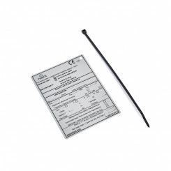 Бирка с информацией для систем обогрева с использованием кабелей с полимерной изоляцией HEW-THERM для использования во взрывоопасных зонах Бирка с информацией для систем обогрева с использованием кабелей с полимерной изоляцией HEW-THERM для использования во взрывоопасных зонах