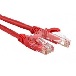 Патч-корд U/UTP категория 5е LSZH 0.15м красный