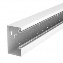 Кабельный канал Rapid 80 70x130x2000 мм (сталь светло-серый) Кабельный канал Rapid 80 70x130x2000 мм (сталь светло-серый)
