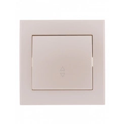 Выключатель RAIN проходной жемчужно-белый перламутр Выключатель RAIN проходной жемчужно-белый перламутр