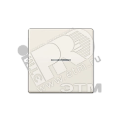 Клавиша для балансирного выключателя с окошком для подсветки термопласт слоновая кость Клавиша для балансирного выключателя с окошком для подсветки термопласт слоновая кость