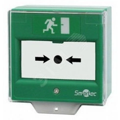 Устройство разблокировки двери со стеклянной вставкой, защитная прозрачная крышка, 2 группы контактов НР/НЗ Устройство разблокировки двери со стеклянной вставкой, защитная прозрачная крышка, 2 группы контактов НР/НЗ