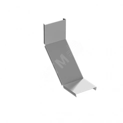 КЛУВ75-90 S=1мм Крышка лотка углового вертикального поворот вверх полимерная КЛУВ75-90 S=1мм Крышка лотка углового вертикального поворот вверх полимерная