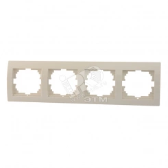 DERIY Рамка х4 горизонтальная крем DERIY Рамка х4 горизонтальная крем