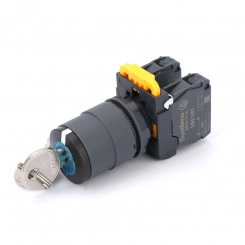 Переключатель SB5 в сборе модульный 22мм 3 позиции с возвратом ключ ц 2НО