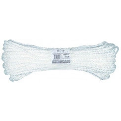 Фал капроновый плетеный 16-ти прядный с сердечником 6 мм х 20 м, р/н= 450 кгс Фал капроновый плетеный 16-ти прядный с сердечником 6 мм х 20 м, р/н= 450 кгс