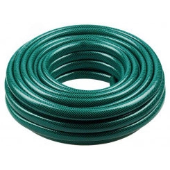 Шланг поливочный трехслойный армированный, зеленый 1'' х 3.0 мм х 25 м