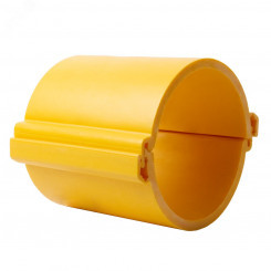 Труба гладкая разборная ПНД 160 мм (750Н), желтая EKF PROxima