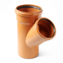 Тройник для наружной канализации 200x110/45 Тройник для наружной канализации 200x110/45