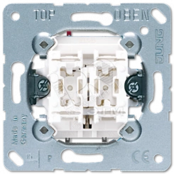 Кнопка без фиксации 2-клавишная (2 НО контакта). Механизм. 10A 250V