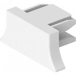 Заглушка пластиковая белая для шинопровода CAB1003 Заглушка пластиковая белая для шинопровода CAB1003