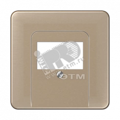 Крышка для ТАЕ розетки  золотая бронза