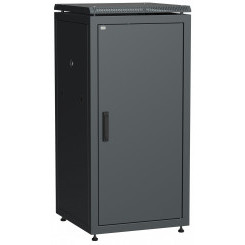 Шкаф сетевой 19дюйм ITK LINEA N 28U 600х800 мм металлическая передняя дверь черный