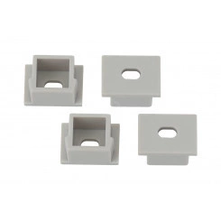 Набор заглушек для профиля CAB261, 4 сквозные (500/24000) ЭРА