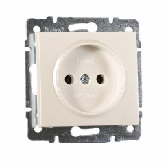 Розетка RAIN б/з керамика жемчужно-белый перламутр механизм Розетка RAIN б/з керамика жемчужно-белый перламутр механизм
