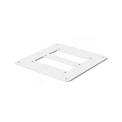 Напольная пластина для электромонтажной колонны (сталь, белый)