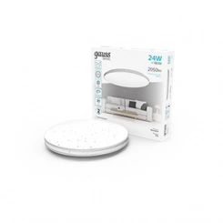 Светильник светодиодный Basic Space Line ДБО 24Вт 4000К 2050лм 220-240В IP20 330х300х75мм НПС GAUSS 995440224