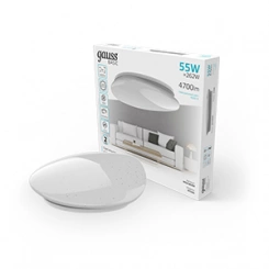 Светильник светодиодный Basic Space Stone ДБО 55Вт 4000К 4700лм 220-240В IP20 530х490х100мм НПС GAUSS 995438260