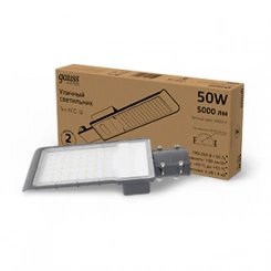 Светильник светодиодный Avenue ДКУ 50Вт 3000К 3000лм 190-250В уличный КСС Ш GAUSS 629534150