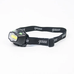 Фонарь светодиодный налобный 3Вт 180лм элементы питания 3хAAA (не в компл.) GAUSS GF308 Фонарь светодиодный налобный 3Вт 180лм элементы питания 3хAAA (не в компл.) GAUSS GF308