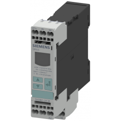 Реле контроля тока электронное 22.5мм от 2 до 500мА AC/DC превыш. и пониж. AC/DC24 до 240В DC и AC 50 до 60Гц и задержка всплеска 0.1 до 20с гистерезис 0.1 до 250мА 1 перекидн. контакт с или без лога ошибок Siemens 3UG46212AW30