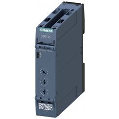 Реле времени многофункциональное 2 п контакта 13 функций 7 диапазонов уставок времени (1 10 100)с 10мин. (110100)ч (с/мин/ч) 24… 240В AC/DC (AC при 50/60Гц) позолоченные контакты реле индикация светодиодами винт. клеммы Siemens 3RP25051RW30
