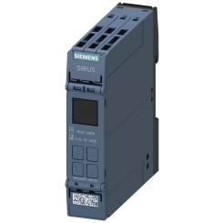 Реле контроля температуры с дисплеем для термочувствительных элементов резистора и термоэлементов 24В AC/DC ширина 225мм 2 перекл. контакта подключение на пружинных клеммах (вставная) Siemens 3RS26002BA30