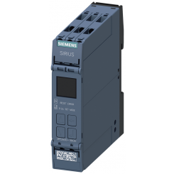 Реле контроля температуры с дисплеем для термочувствительных элементов резистора и термоэлементов 24В AC/DC ширина 225мм 2 перекл. контакта винтовой зажим Siemens 3RS26001BA30
