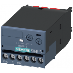 Модуль блок-контактов электронный с задержкой срабатывания задержка включения 1п релейный контакт 24...240В AC/DC диапазон уставок времени 0.05...100с фронтальная установка для контакторов 3RT2 с винтовыми клеммами Siemens 3RA28131AW10
