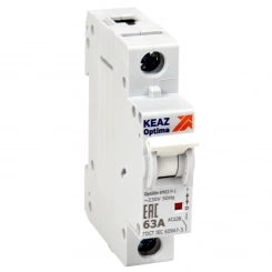 Выключатель нагрузки модульный 1п 63А OptiDin BM63Р УХЛ3 КЭАЗ 103892 Выключатель нагрузки модульный 1п 63А OptiDin BM63Р УХЛ3 КЭАЗ 103892