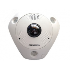 Видеокамера IP 6 Мп fisheye с ИК-подсветкой до 15м