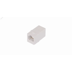 Соединитель Keystone Cat 6 RJ45-RJ45 (8P8C) неэкранированный белый