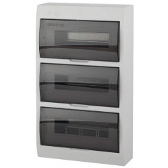 Бокс ЩРН-П-36 мод. навесной пластик IP41 SIMPLE NO-box_simple-plastic_36_surface ЭРА Б0041529