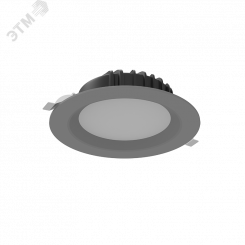 Светильник светодиодный ДВО-16Вт 2700...5700К DL-01 Серый DALI Tunable White