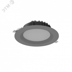 Светильник светодиодный ДВО-16Вт 2700...5700К DL-01 Серый DALI Tunable White