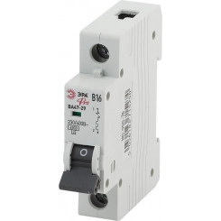 Выключатель автоматический модульный 1п B 16А ВА47-29 Pro NO-900-76 ЭРА Б0031786 Выключатель автоматический модульный 1п B 16А ВА47-29 Pro NO-900-76 ЭРА Б0031786