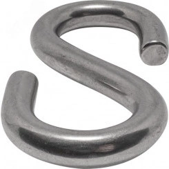 Крюк S-образный 8мм A4 Крюк S-образный 8мм A4