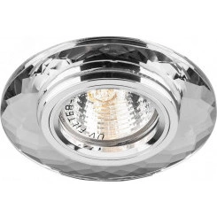 Светильник ИВО-50w 12в G5.3 серебро/серебро