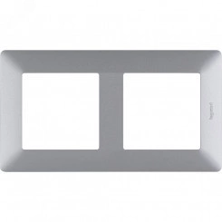 Valena LIFE Рамка 2 поста алюминий универсальная