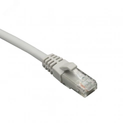 Патч-корд SUPRLAN UTP 6 4x2 24AWG (7x0.2mm) Cu LSZH серый 3м