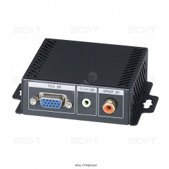 Преобразователь VGA и аудиосигнала (стерео аналогового или цифрового) в HDMI сигнал