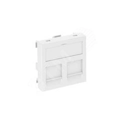 Корпус компьютерной розетки Modul45 тип OBO (прямой) 45x45 мм (черный)