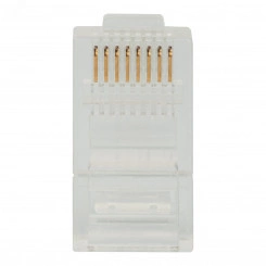 Коннектор (вилка) UTP кат.5e 8P8C универсальная, 15U', 3 зубца, упак 100 шт DR-3002 DATAREX Коннектор (вилка) UTP кат.5e 8P8C универсальная, 15U', 3 зубца, упак 100 шт DR-3002 DATAREX