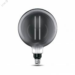Лампа светодиодная LED 6 Вт 330 Лм 4000К белая Е27 G200 gray straight Filament Gauss