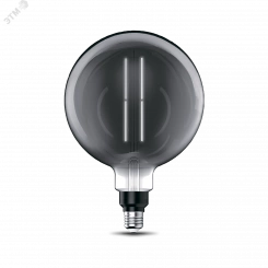 Лампа светодиодная LED 6 Вт 330 Лм 4000К белая Е27 G200 gray straight Filament Gauss