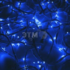 Гирлянда профессиональная Дюраплей LED Flashing 20м 200LED белый   каучук синий
