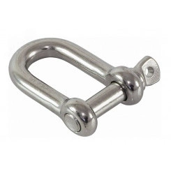 Скоба такелажная тип СА 10 мм прямая оцинкованная 2 шт Скоба такелажная тип СА 10 мм прямая оцинкованная 2 шт