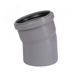 Отвод канализационный 50х15 град. Отвод канализационный 50х15 град.