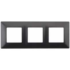 Рамка на 3 поста, Эра Elegance, антрацит, 14-5003-05
